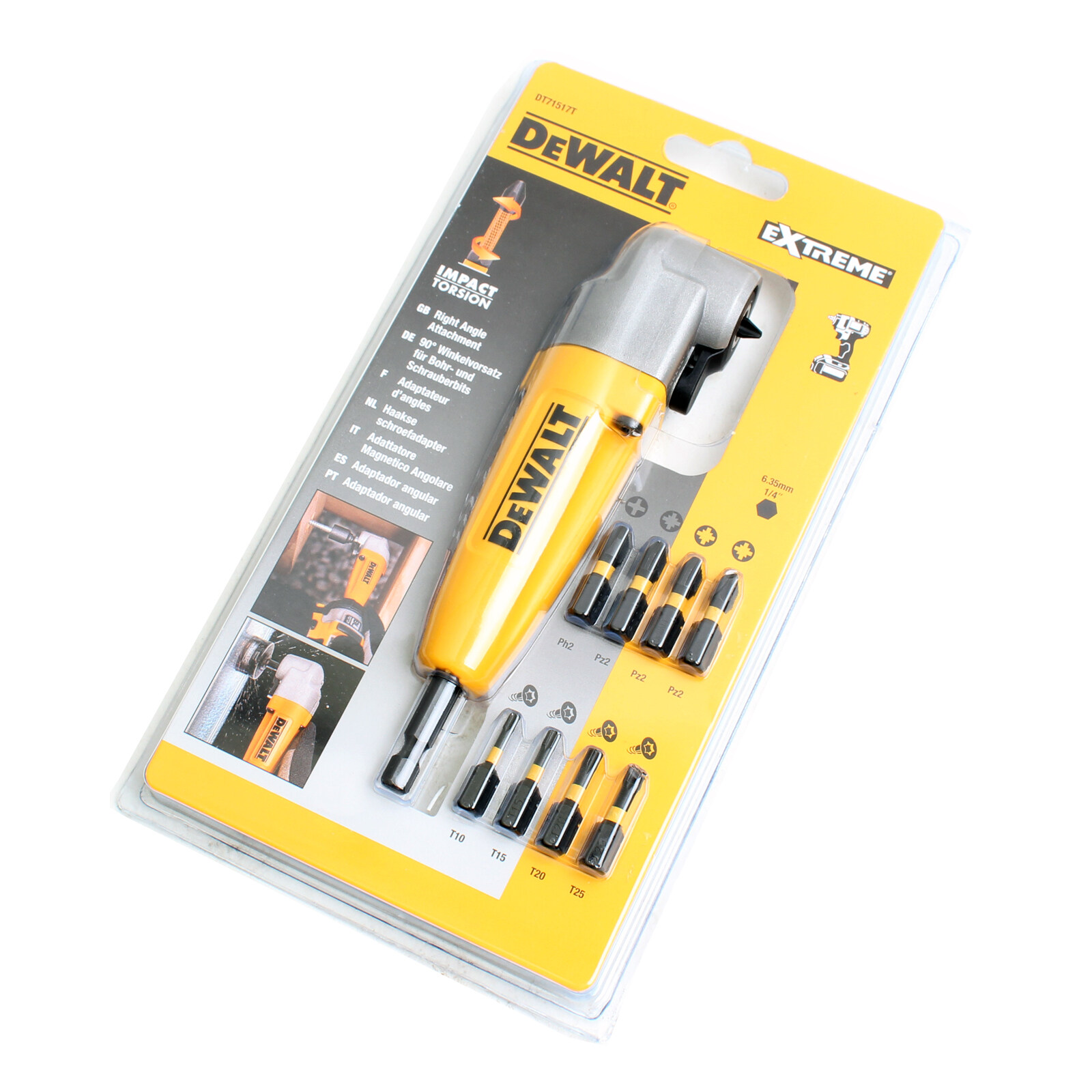 Dewalt DT71517 Extreme Impact Right Angle Attachment Screwdriver Bits