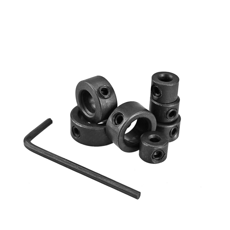Ashowner 7 Loại Dừng Khoan, Vòng Chặn Độ Sâu Mũi Khoan 3-12Mm Vòng Giới Hạn Mâm Cặp Trục Chốt Định Vị Định Vị Đối Với Mũi Khoan Khoan Nhất Quán