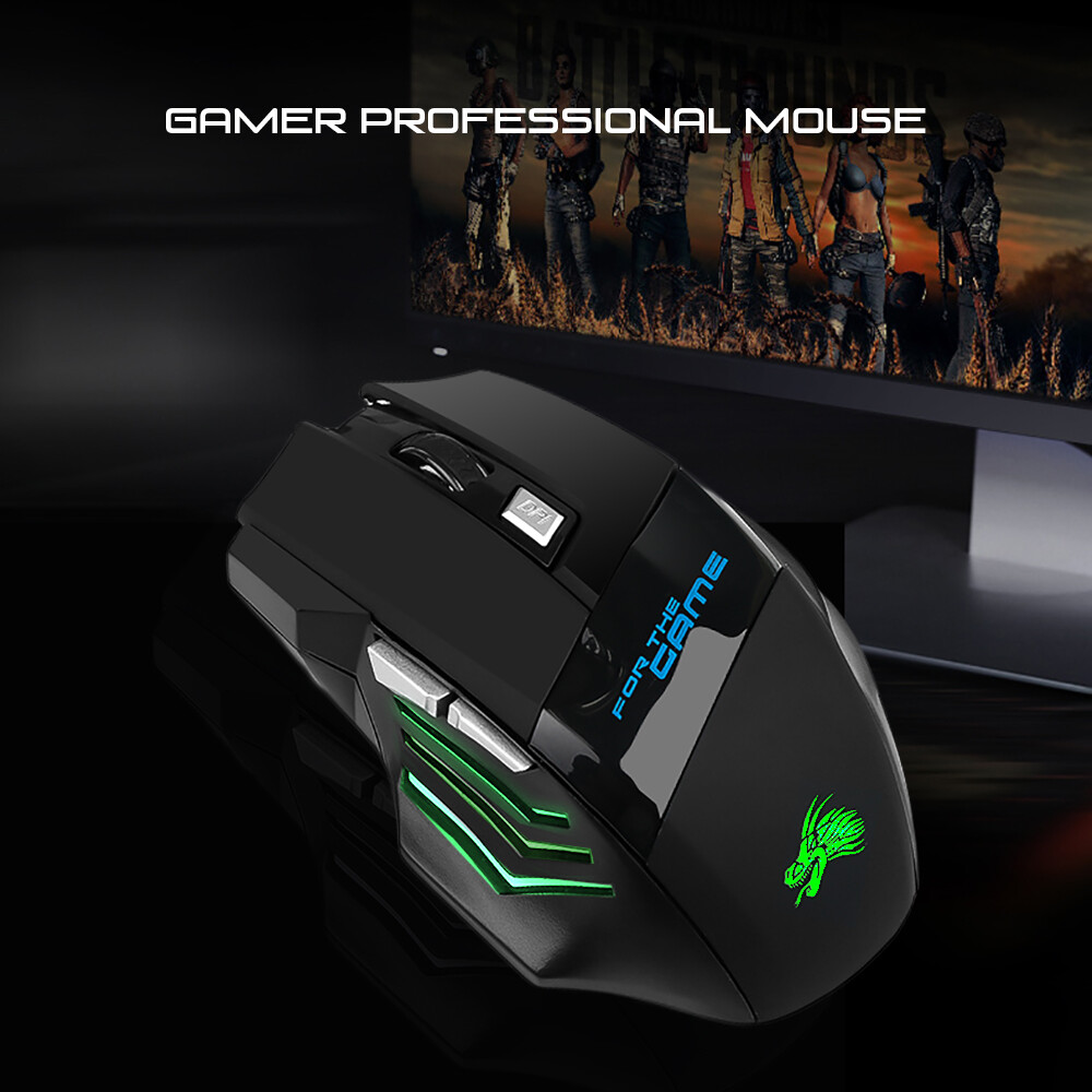 Kebidumei USB Wired Mouse 2400 DPI LED Colorful Computer Gaming Mouse Professional