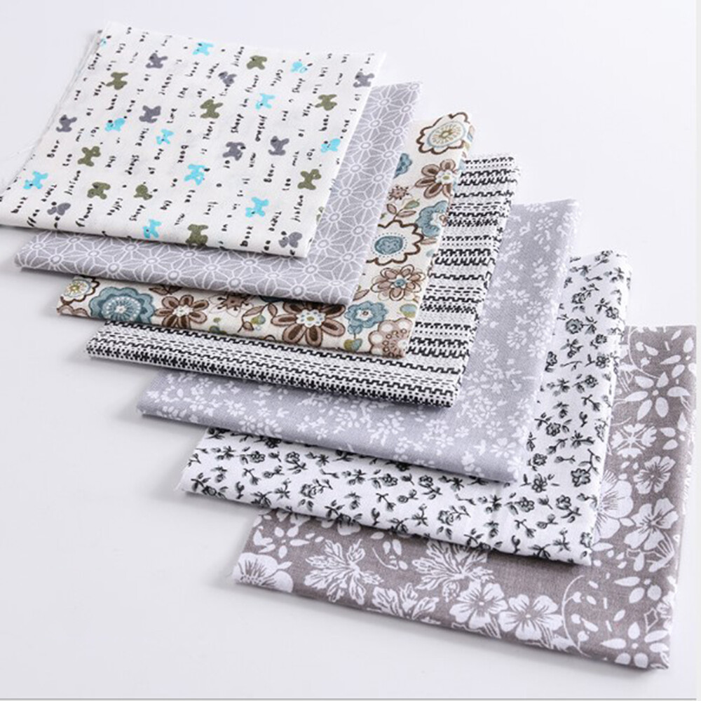 【Ready Stock】Beautymaker 7Pcs Assorted Mixed Pattern Fat Quarter Bundle Quilting Cotton Fabric Sewing DIY