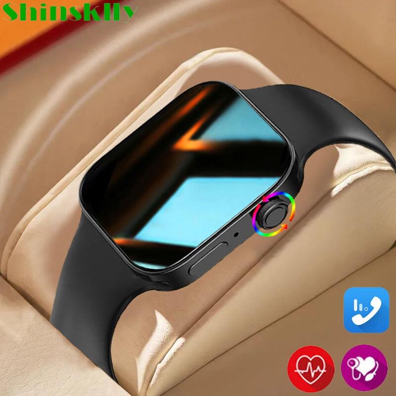 2022 Smart Watch Series 7 IWO Smartwatch Men Women 44mm BT Call Sports