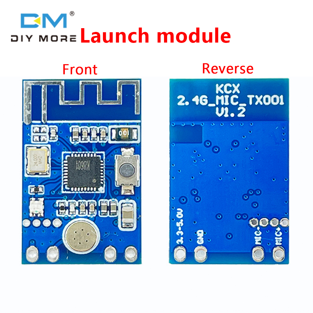diymore Mô-đun Thu Và Phát Tín Hiệu Âm Thanh Micrô Không Dây 2.4G Bảng Mô-đun Thu Phát Tín Hiệu Âm Thanh Mic Không Dây