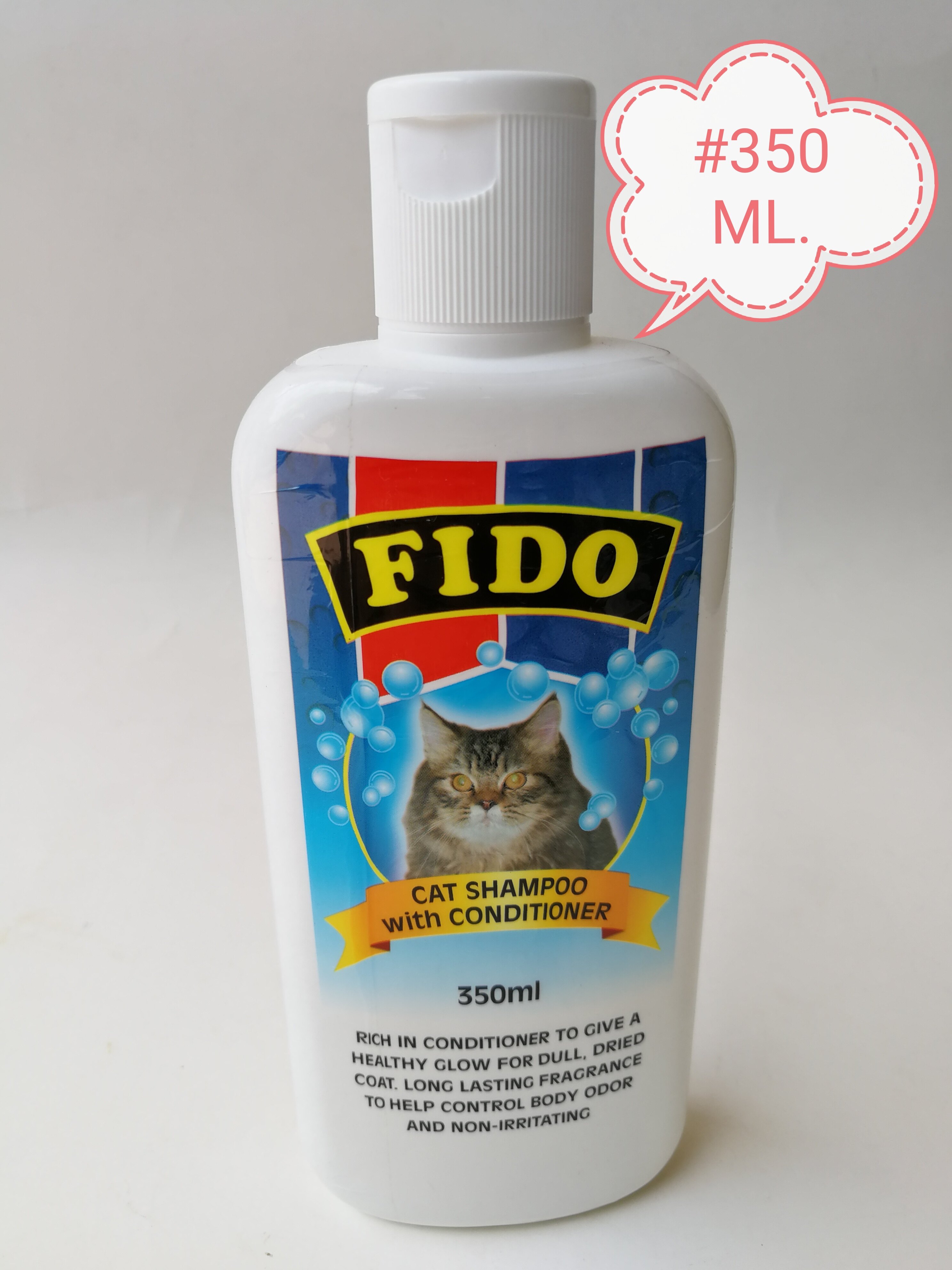 FIDO Cat Shampoo with Conditioner 350ml Syampu Kucing Lazada