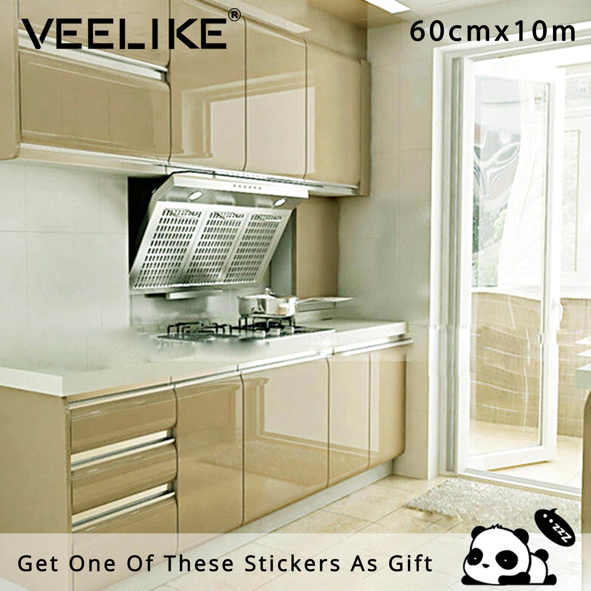 Veelike Self Adhesive Kitchen Cabinet Wall Liner Contact Paper