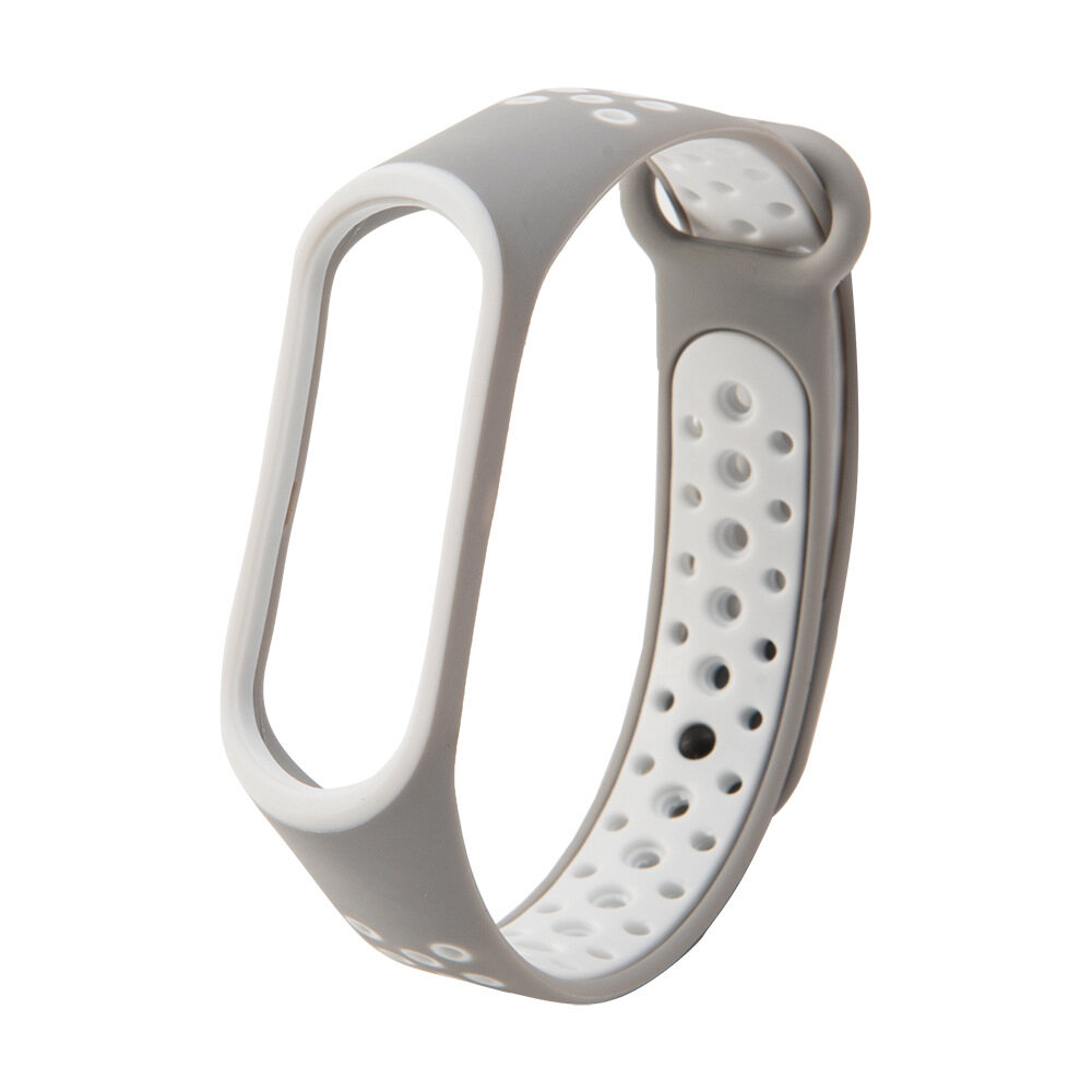 VUAERANG New Wrist Strap for Xiaomi Mi Band 7 Bracelet Strap Replacement Watch Band Smart Watch Accessory Two-color Round Breathable Wristband for Miband 5/6/7