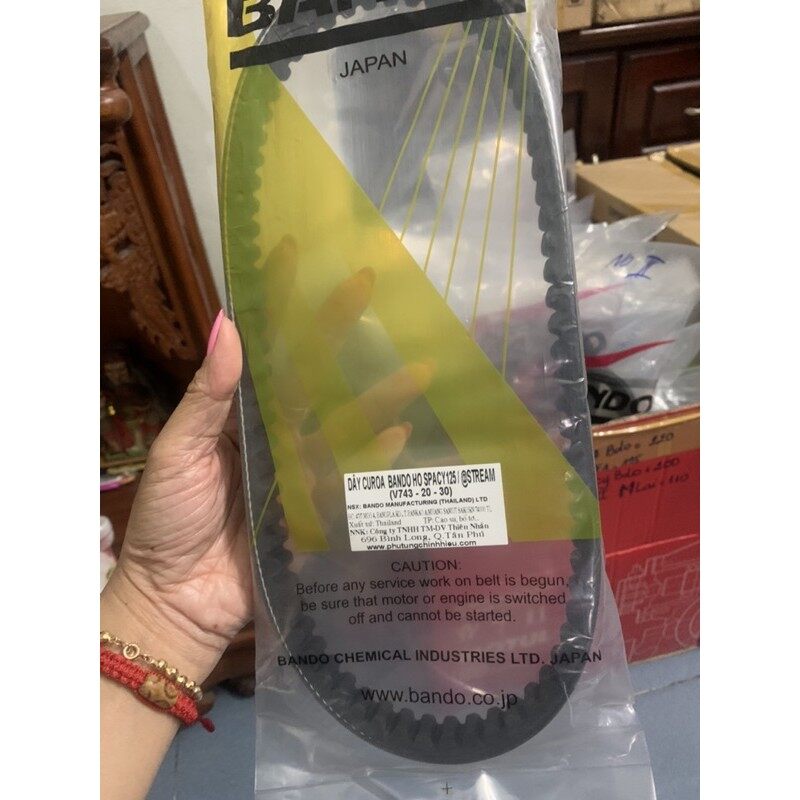 FREEShip Dây Curoa SPACY 125 / @ STREAM ( Bando thái ) Bảo hành 1 đổi 1