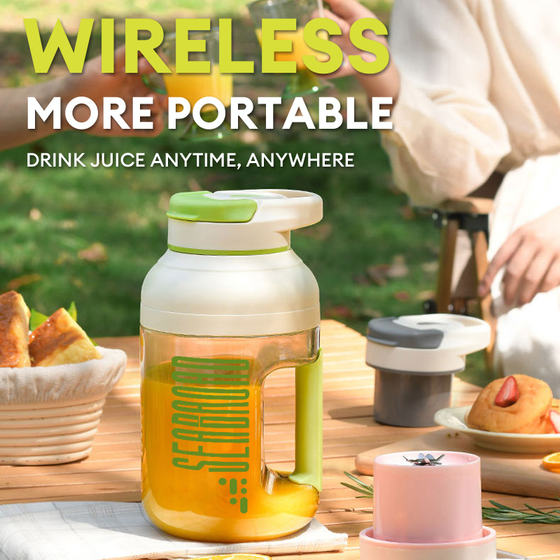 1500ML Juice Barrel Wireless Large Capacity Mixer Household Electric