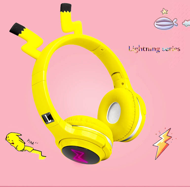 >> BÁO GIÁ METERMALL TRẺ EM TAI NGHE BLUETOOTH 5.0 CHO MÈO CÓ THỂ GẬP LẠI TAI NGHE KHÔNG DÂY ÂM THANH NỔI TRÊN ĐẦU VỚI ĐÈ | Shopee Lazada Sendo Tiki mới nhất 30 Tai Nghe Anime Bảy Màu Glow Hoạt Hình Dễ Thương Pikachu Bluetooth 5.0 Tai Nghe Có Thể Gập Lại On-Ear Stereo Không Dây Tai Nghe Kèm Micro Đèn LED Hỗ Trợ TF Thẻ/Aux Cho Nam Nữ Máy Tính Bảng Trẻ Em Dải Buộc Đầu Tai Nghe Trong
