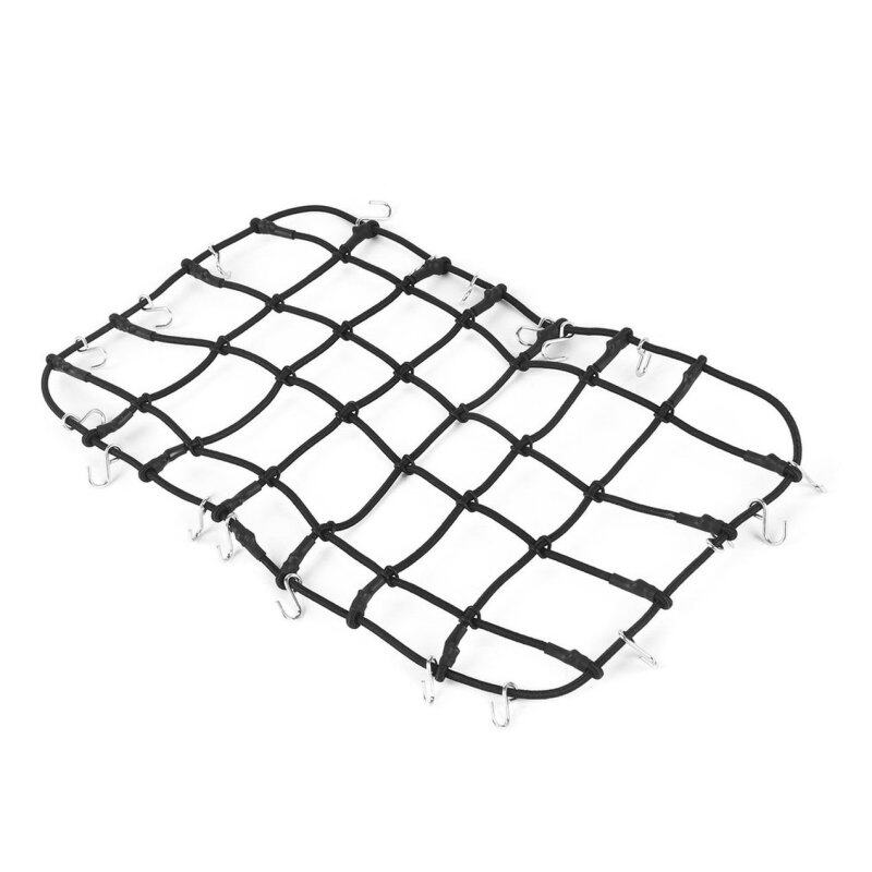 Phổ Biến Nhất 1/10 1/8 Xe Leo Núi Điều Khiển Từ Xa Giá Gắn Nóc Ô Tô Lưới Hành Lý Đàn Hồi Với Móc