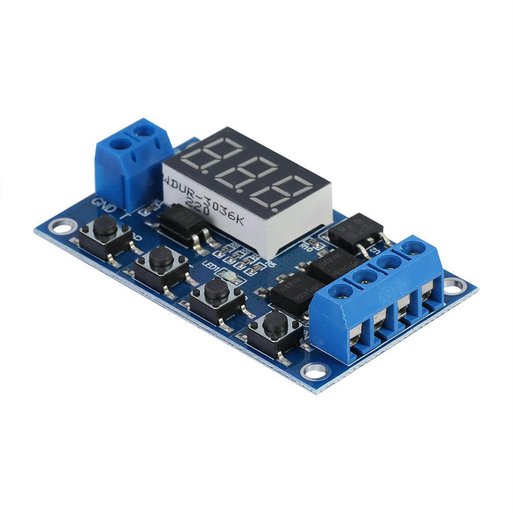 DC 5V--36V Trigger Cycle Delay Timer Module Timer Switch Turn On/Off Relay Module with LED Display