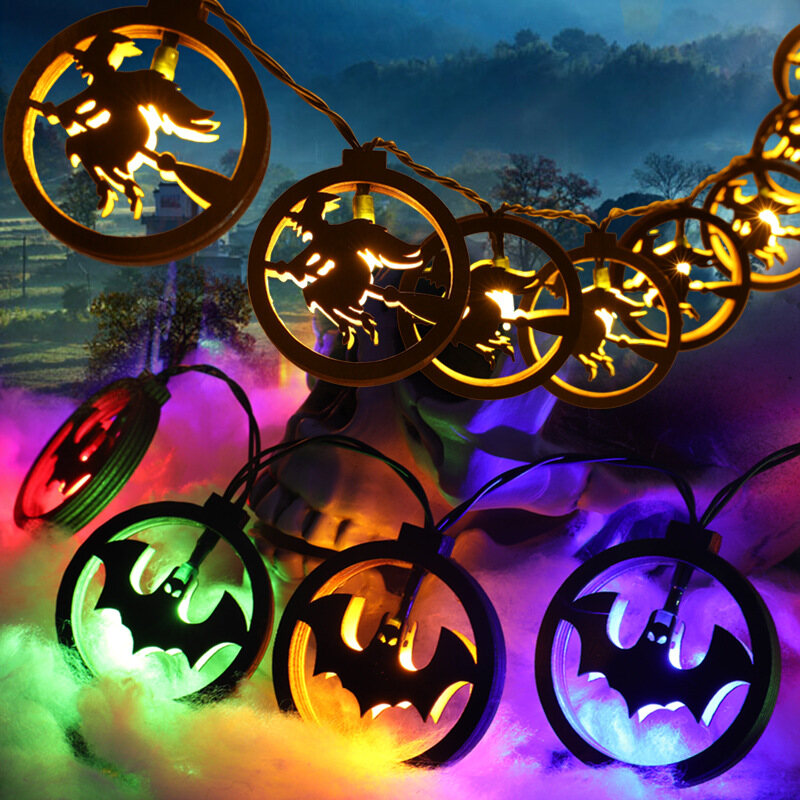 HKStorage Dây Đèn Led Trang Trí Halloween Đèn Hóa Trang Halloween Helloween Tiệc Tùng