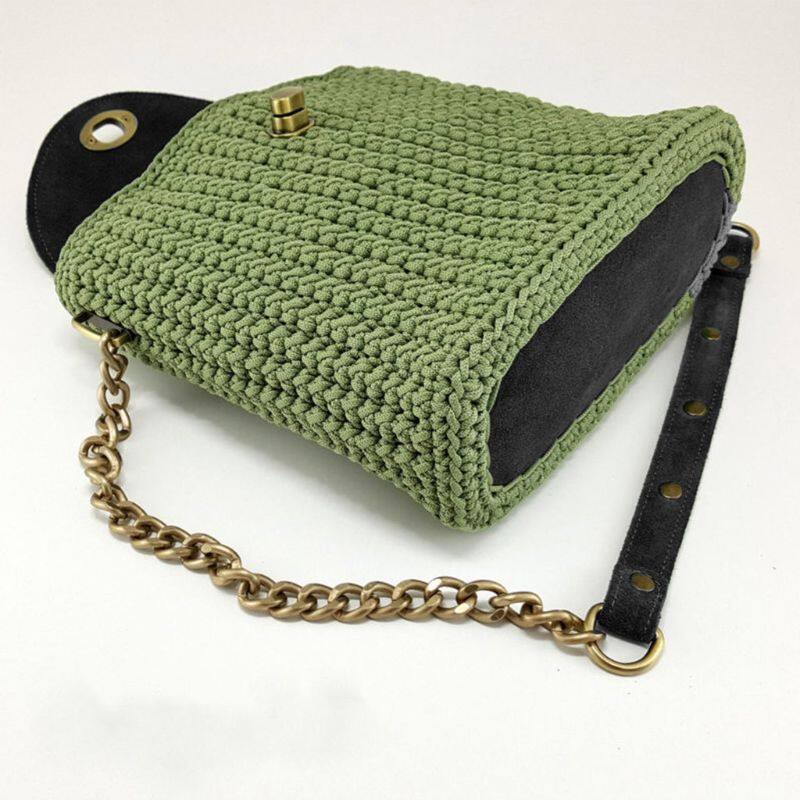 3Pcs/Set Artificial Leather Shoulder Bag Bottom Strap Replacement for DIY Knitting Crochet Handbag Sewing Accessories