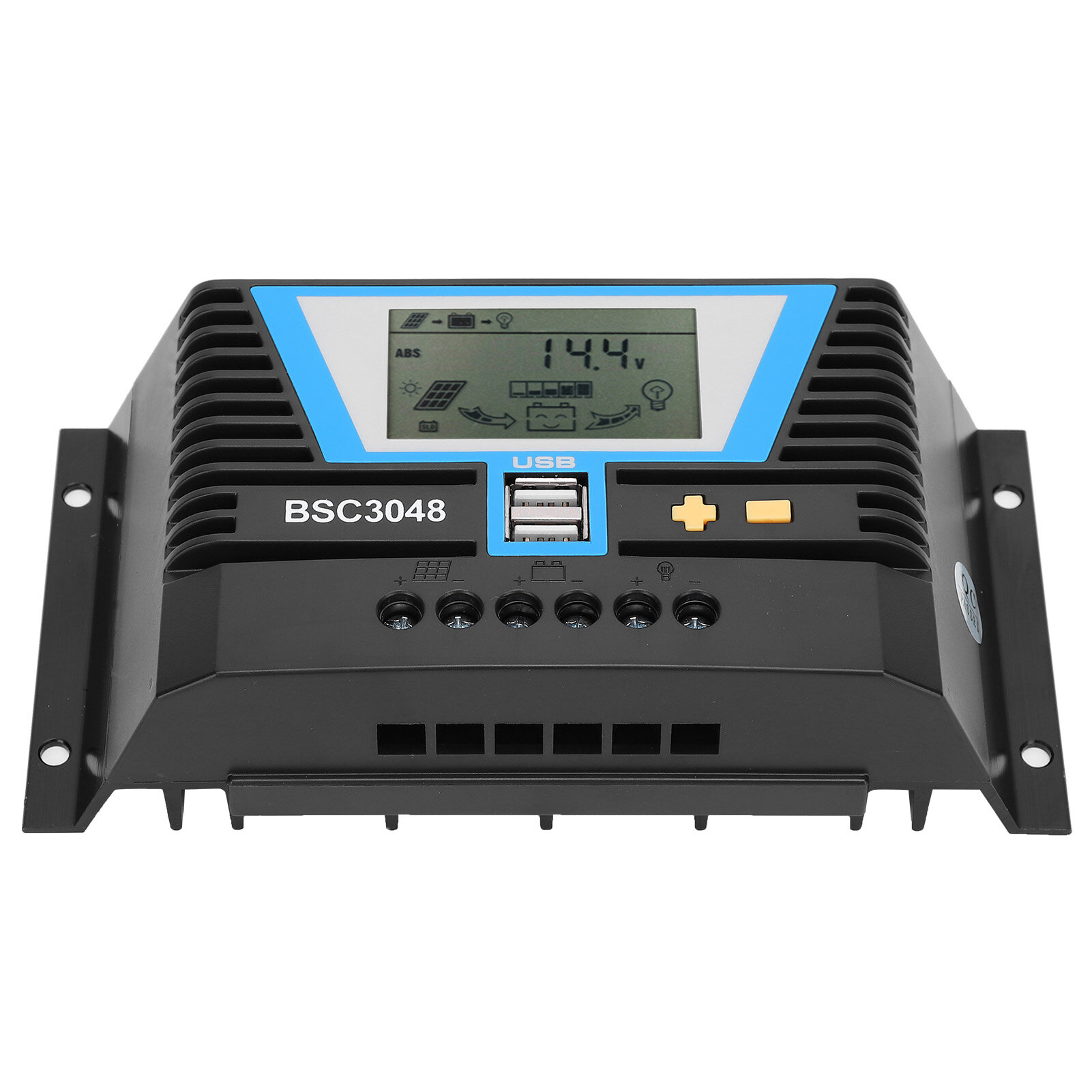 Solar Charge Controller 40A Adjustable Solar Panel Charge Controller