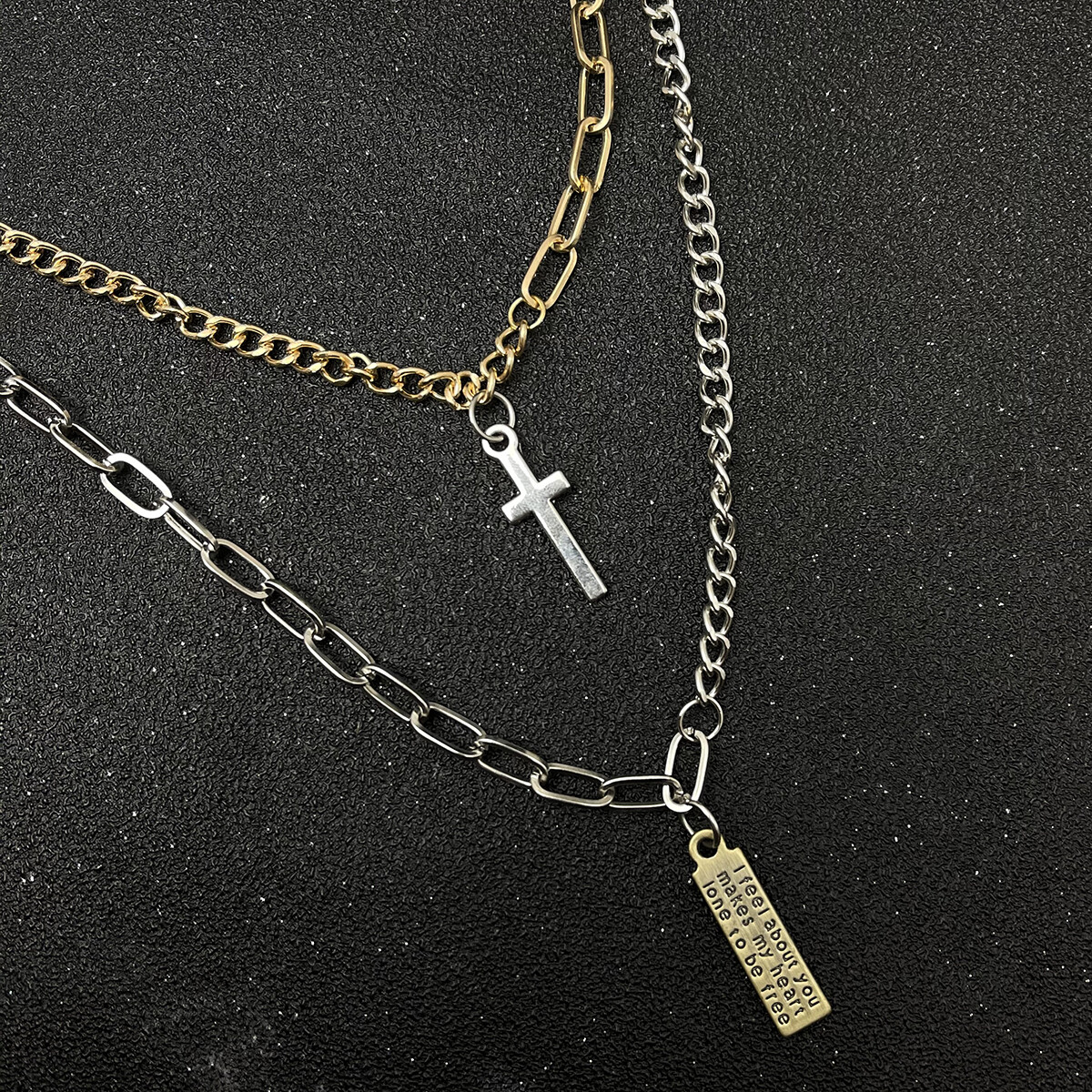 Xích Sắt Cơ Bản Rhodium Vàng 1-5M, Dây Nối Vòng Cổ Phụ Kiện Làm Trang Sức Tự Làm
