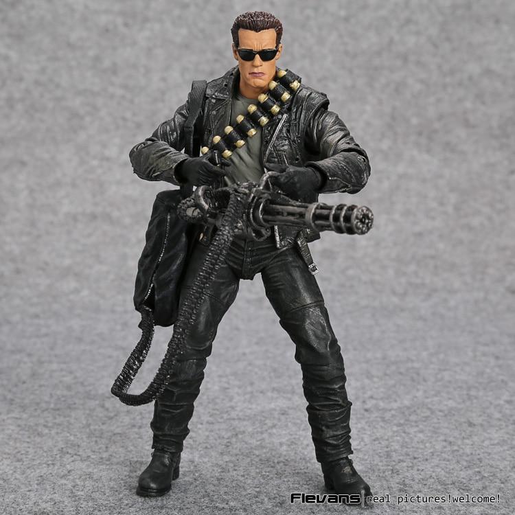 Terminator Pvc Action Figure NECA Terminator 2: Judgment Day T-800 Arnold Schwarzenegger PVC Action ...