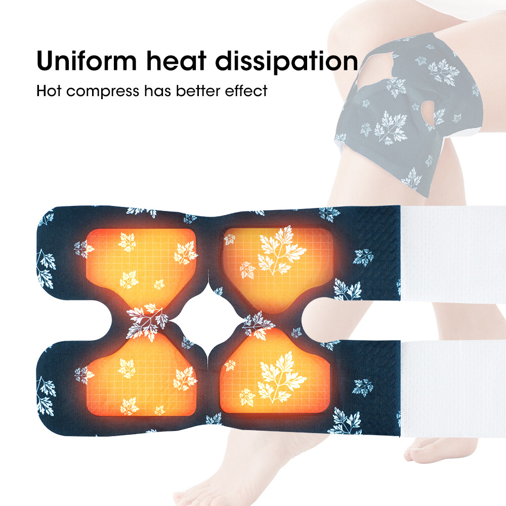 Dearbeauty Wormwood Steam Self-Heating Knee Patch Disposable Warming Knee Paste Joint Constant Temperature Hot Compress Pain Relief
