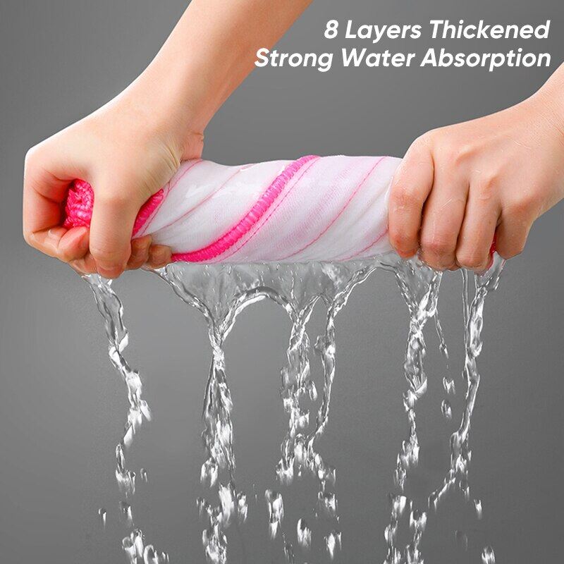 8 Layer Kitchen Towel Microfiber Kitchen Cleaning ClothAbsorbent Thick Scrubbing Pad Daily Use Kitchen Towel