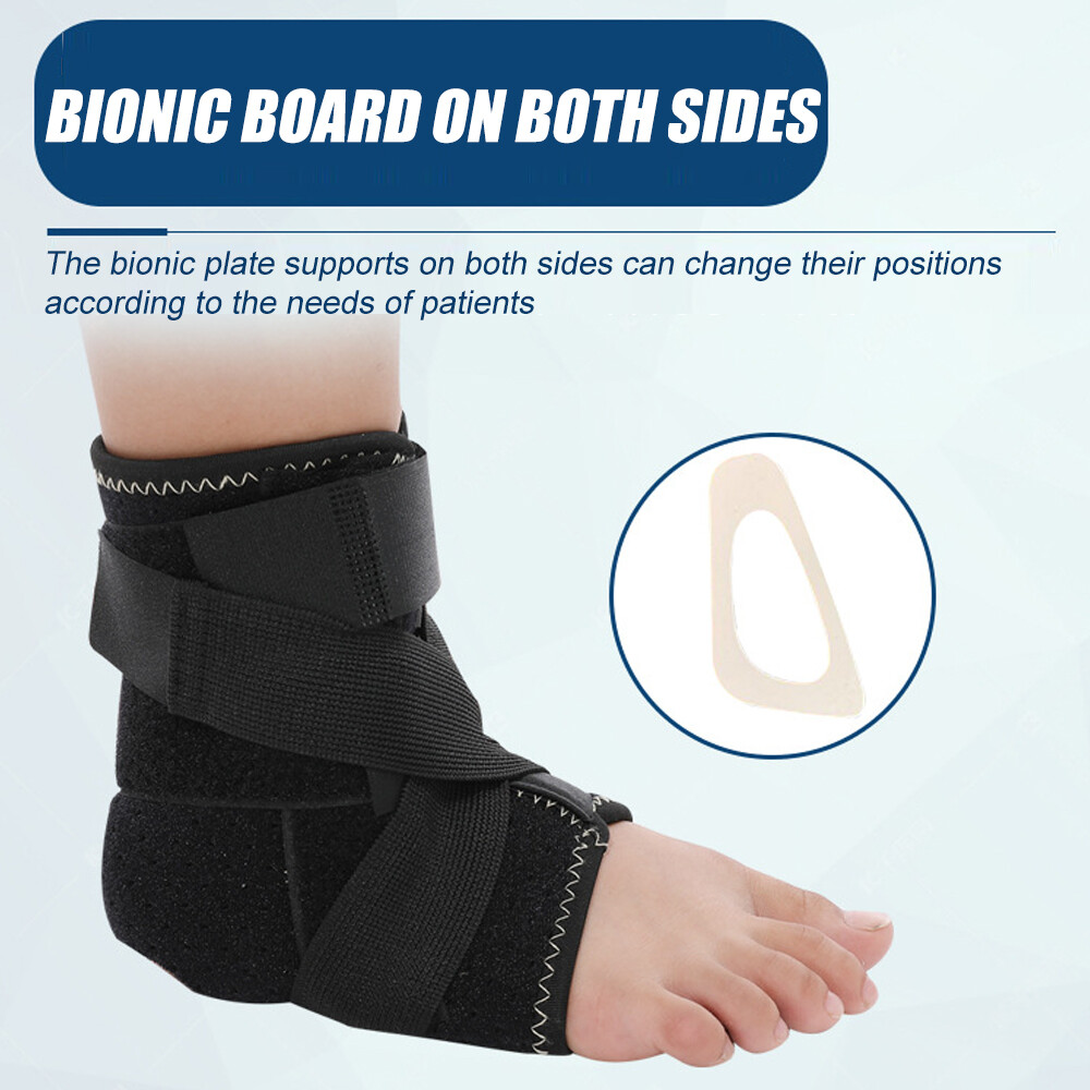 1Pcs Ankle Brace with Splint for Kids, Adjustable Ankle Stabilizer Breathable Compression Ankle Support for Sprain,Sprained Ankle, Tendon,Injury Recovery