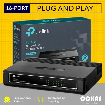 TP-LINK 16-Port 10/100Mbps Desktop Network Switch TL-SF1016D