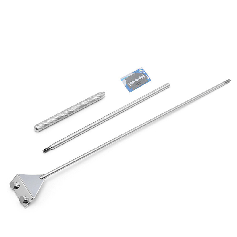 Aquarium Glass Fish Tank Stainless Steel Coralline Algae Scraper Blade