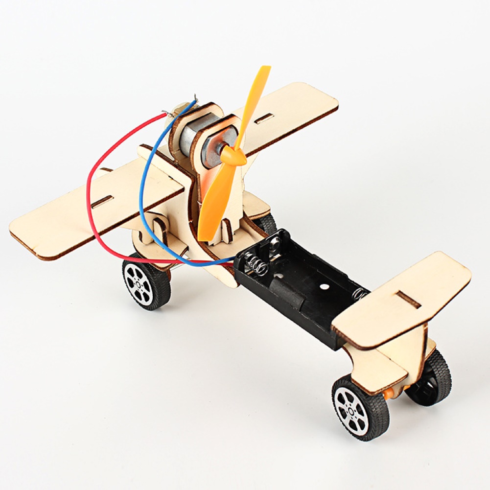 Microgood Kids DIY Lắp Ráp Máy Bay Trượt Điện Mô Hình Sinh Viên Thí Nghiệm Khoa Học Đồ Chơi