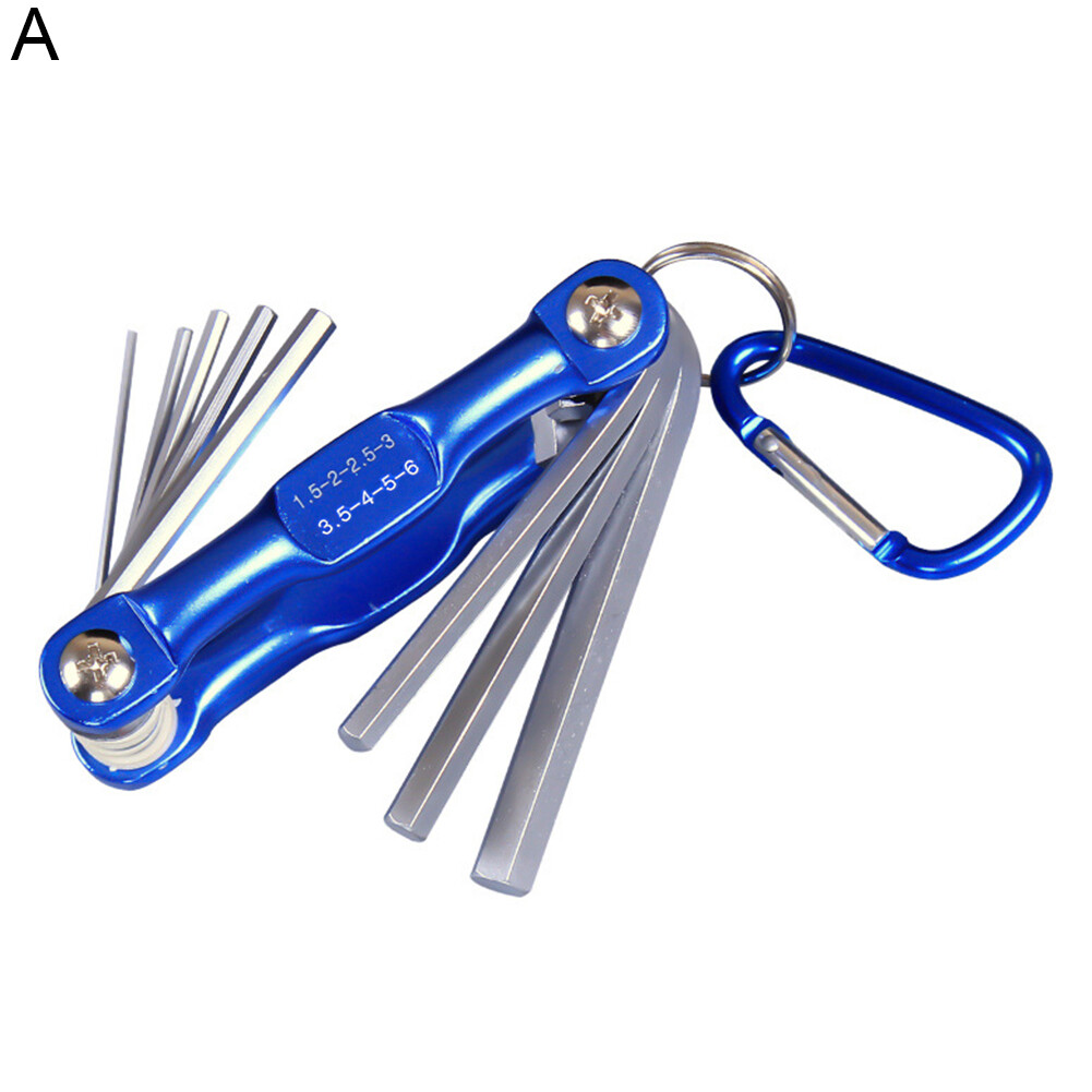 lentils Multifunctional Folding Hex Wrench Spanner Set Portable Metric Torx Repair Tool