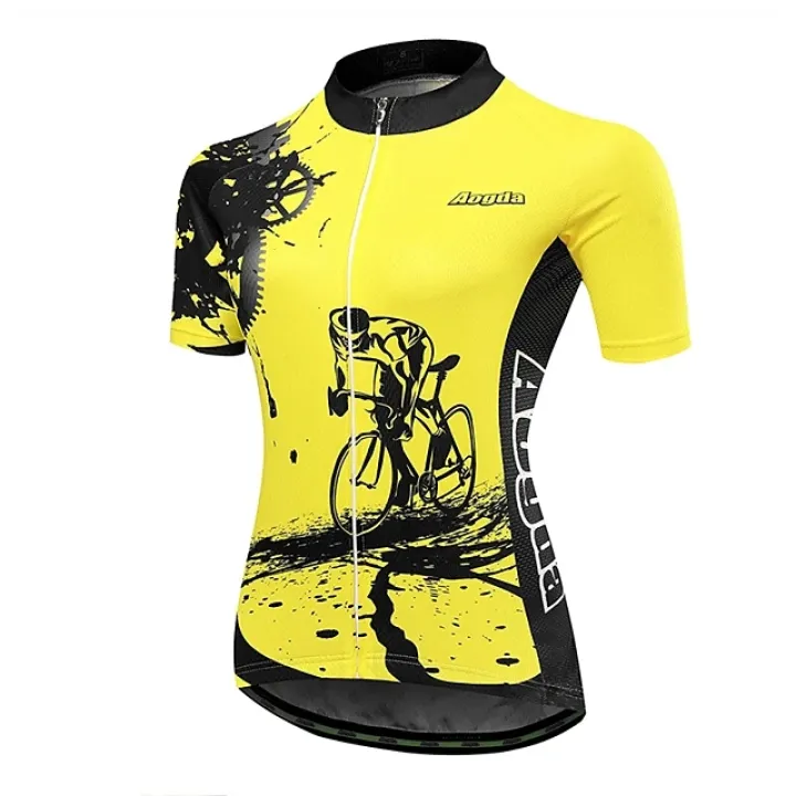 yellow cycling jersey