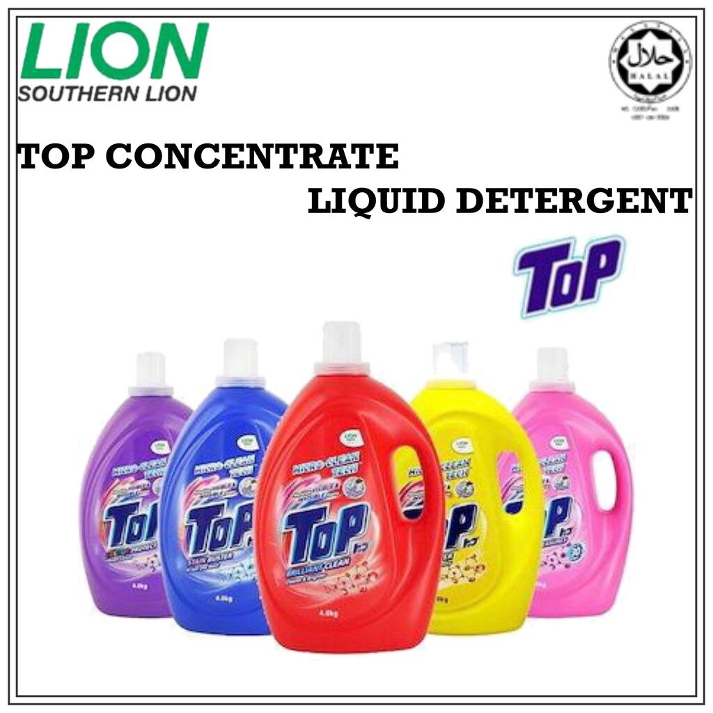 Top Liquid Detergent Brilliant Clean 4.0KG Lazada