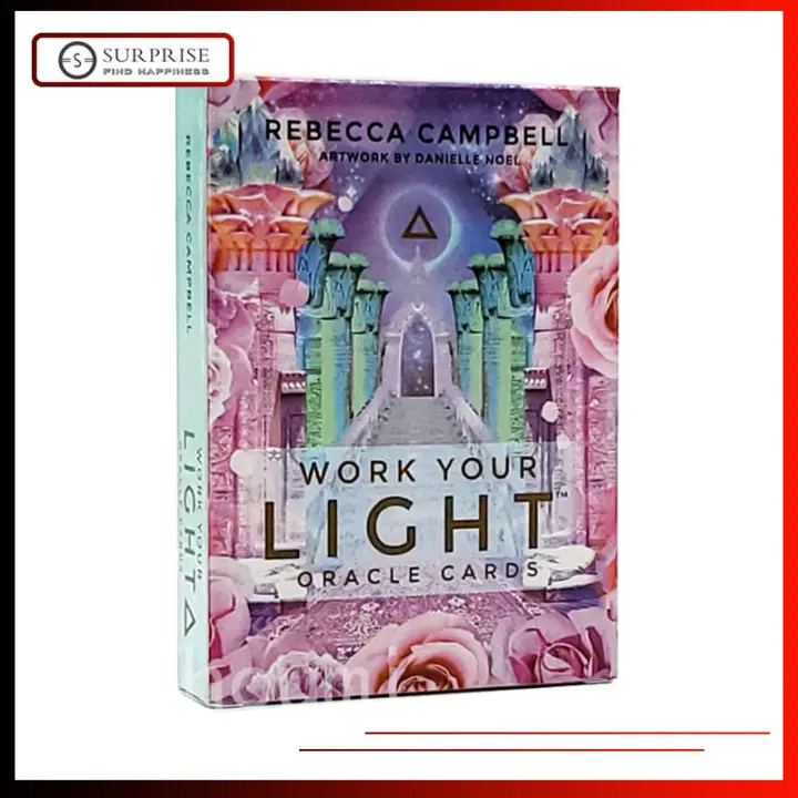 Ready Stock New Saled English Version Work Your Light Oracle Cards Divination Card Game Tarot Card Deck Lazada Ph
