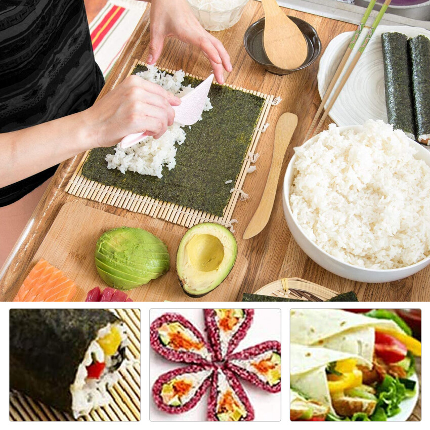 Tấm Cuộn Sushi Bằng Tre Tự Nhiên Tấm Cuộn Sushi Để Làm Sushi