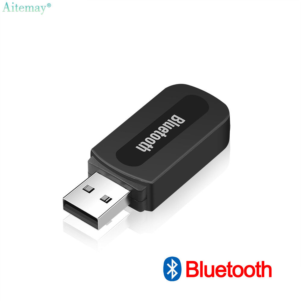 Aitemay 3.5mm Jack Bluetooth Audio Receiver Adapter Wireless Music A2DP Dongle With AUX Transmitter USB Charging For Car Speaker Player