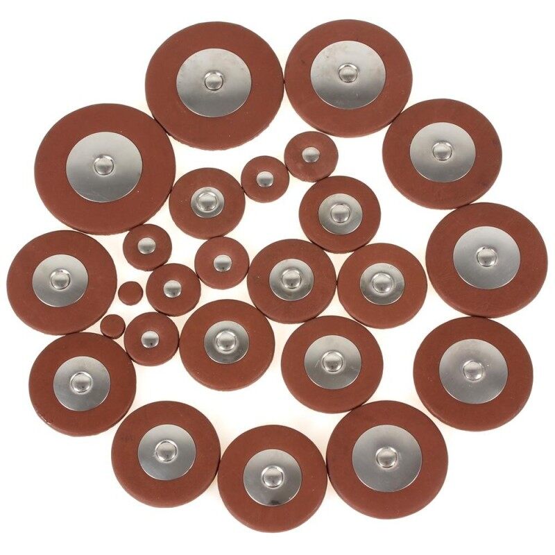 SLADE 25pcs Professional Leather Tenor Saxophone Pads Orange Sax Pads Malaysia