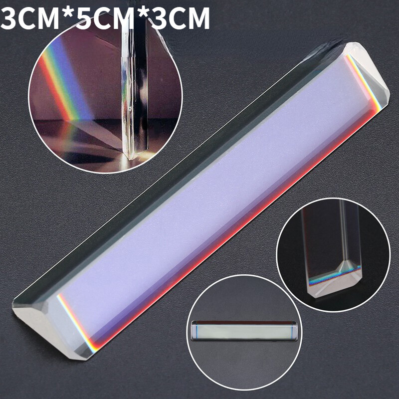 Đồ Chơi Khoa Học Stem Vật Lý Cho Trẻ Em Lăng Kính Màu Tam Giác Phản Chiếu Đồ Chơi Giáo Dục Học Tập Cho Trẻ Em Quang Phổ Ánh Sáng