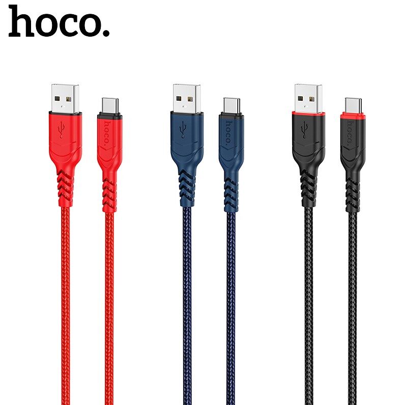 HOCO X59 Charging Data Cable Type-C 3A Fast Charging Cable For Lightning Micro Type C Cable For Universal All Smartphone