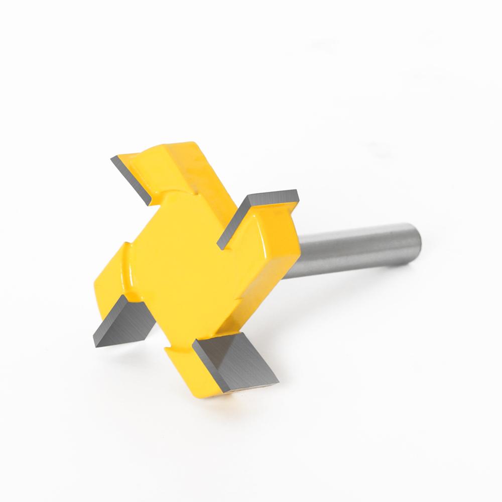 1Pc 8Mm Shank 4 Edge T Type Slotting Router Bit เกรดอุตสาหกรรมเครื่องตั ...