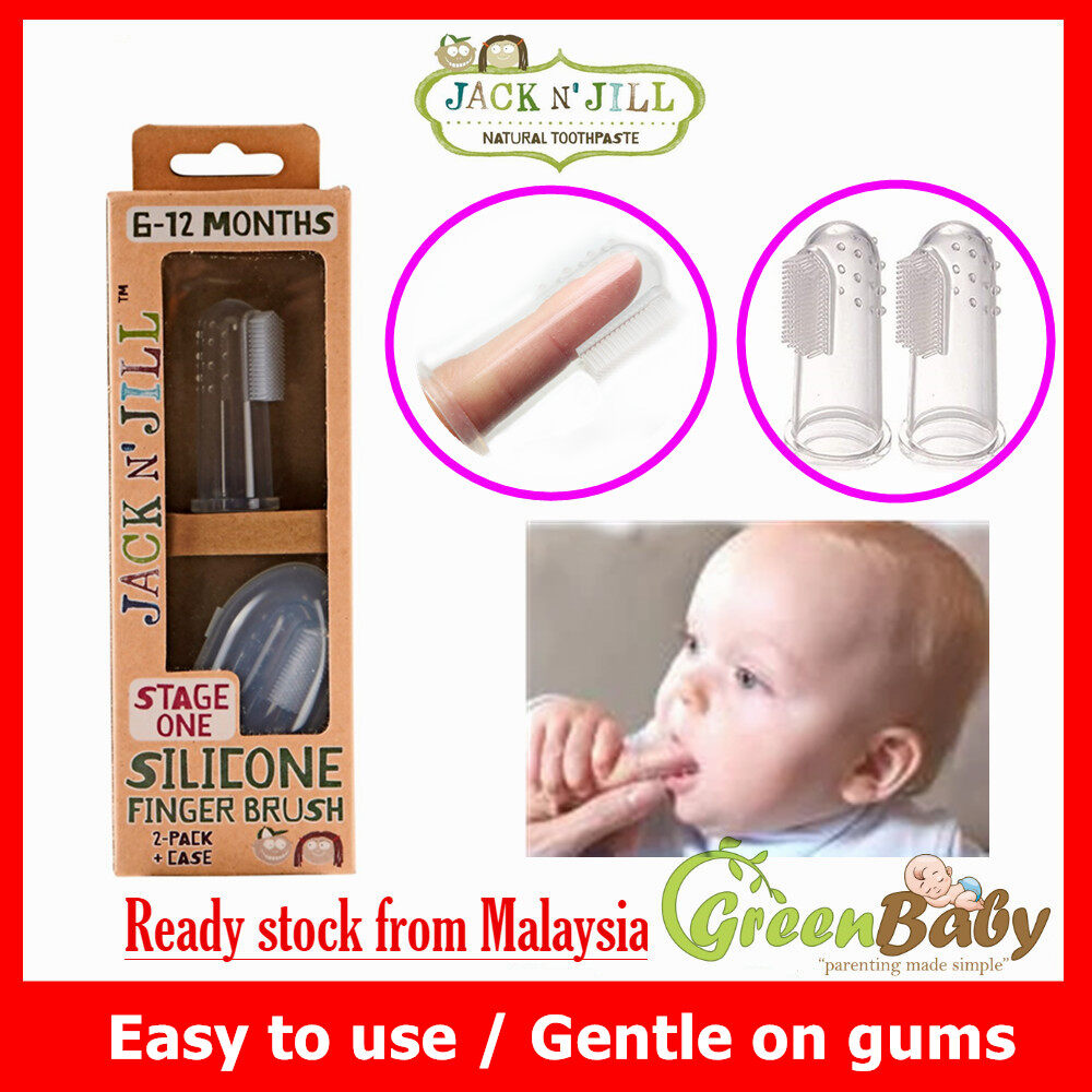 jack and jill silicone finger brush