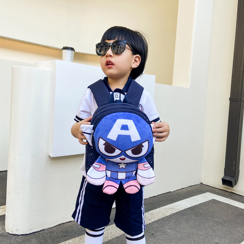 BAOLONGXIN New kids backpack dinosaur leash kindergarten casual backpack