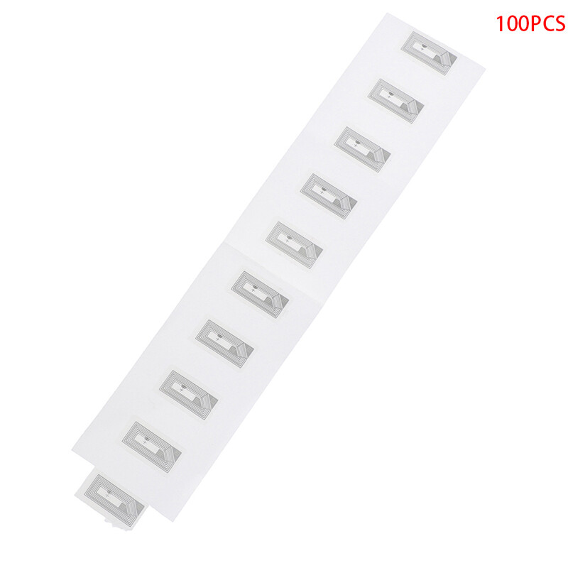 100pcs nfc chip ntag213 sticker wet inlay 2*1cm 13.56mhz rfid ntag213 label tag