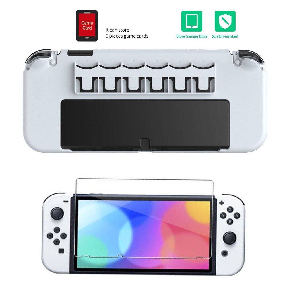 For Nintendo Switch OLED Integrated Protective Case Shockproof Hard Shell Cover Skin Guard Game