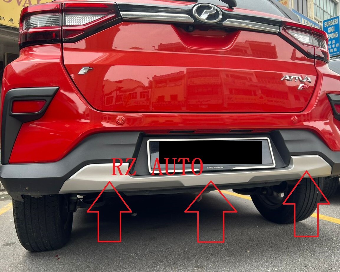 ORIGINAL PERODUA ATIVA REAR BUMPER LOWER SKIRT / REAR BUMPER LOWER ...