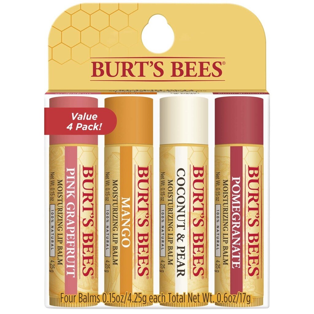 GENUINE BURT S BEES 100 Natural Moisturizing Lip Balm - Variety Flavors ...