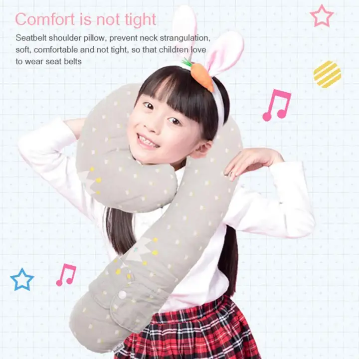 Withritty Seatbelt Pillow For Kids Safety Belt Protector Cushion
