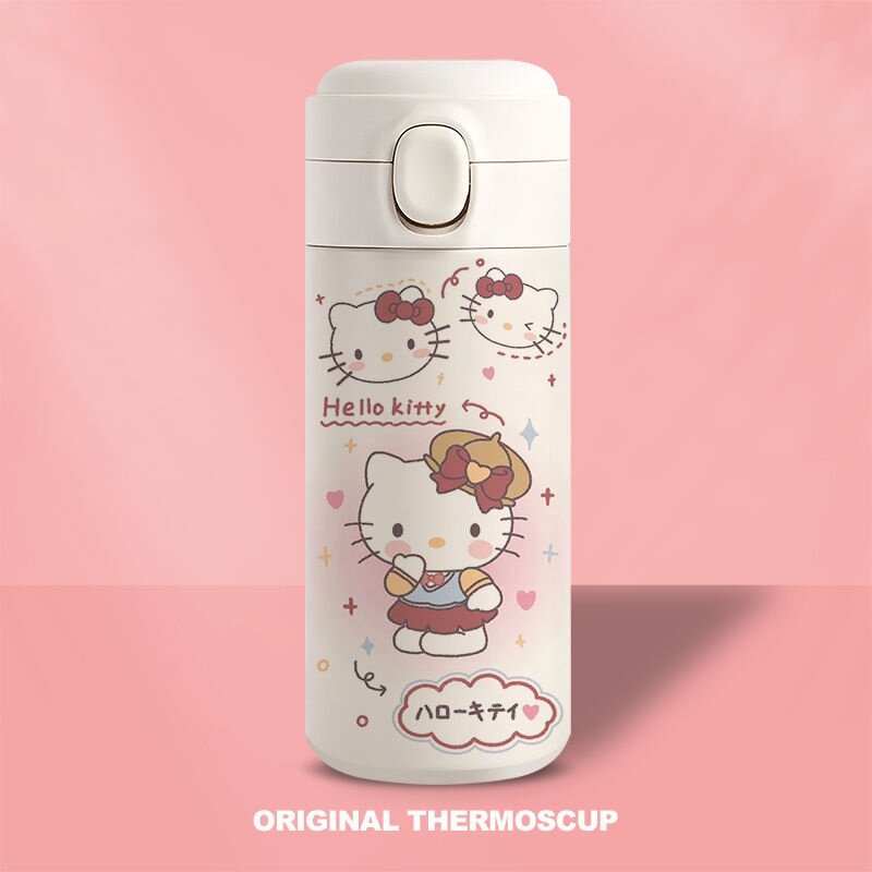 420ML Sanrio Cute Kuromi Vacuum Flask Large Capacity Small Lightweight ...