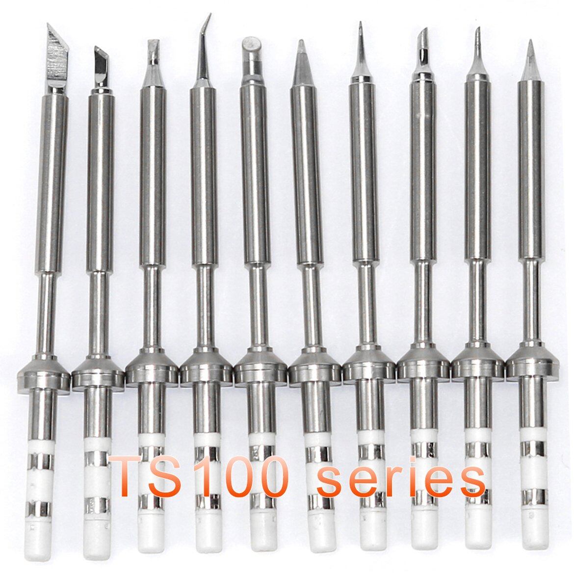 WLLW (Tốt Và Rẻ) Giảm Giá Chớp Nhoáng, TS100 Đầu Mỏ Hàn Sắt Kỹ Thuật Số Mini Đầu Mũi Thay Thế