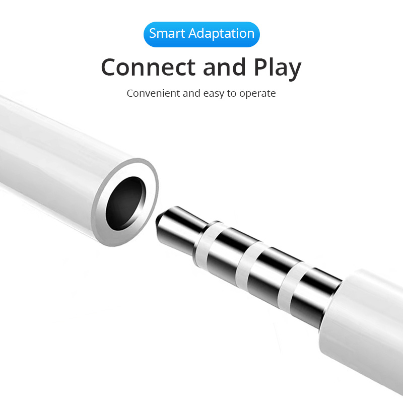 FONKEN Cáp Chuyển Đổi Đầu Nối 3.5Mm Bluetooth Lightning Sang Giắc Cắm Tai Nghe Aux 3.5Mm Bộ Chuyển Đổi Âm Thanh Cho iPhone 7/7Plus/X/ 11Pro/ XS