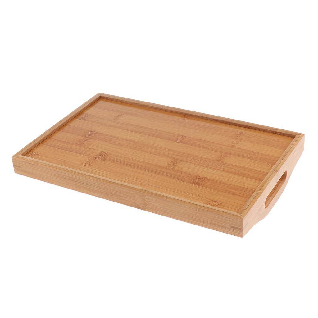 BolehDeals Khay Gỗ Hình Chữ Nhật Trái Cây Snack Món Ăn Bằng Gỗ Tấm Phục Vụ Trà