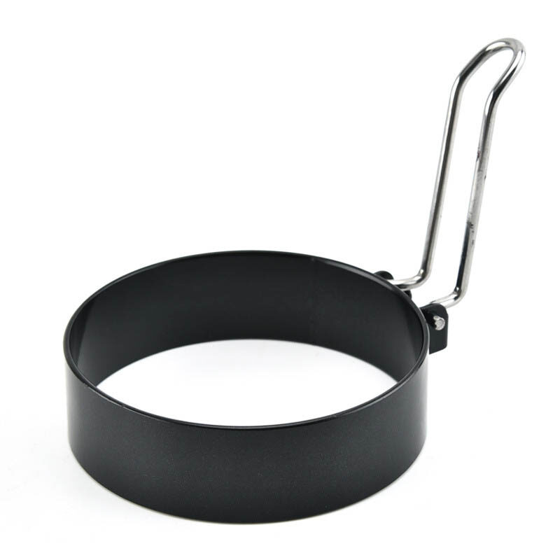 SHOOTHE Eggs Frying Mould Nonstick Pancake Molds Egg Cooker Round Shape Fried Egg Mold Kitchen Accessories Stainless Steel Handle Cooking Tool