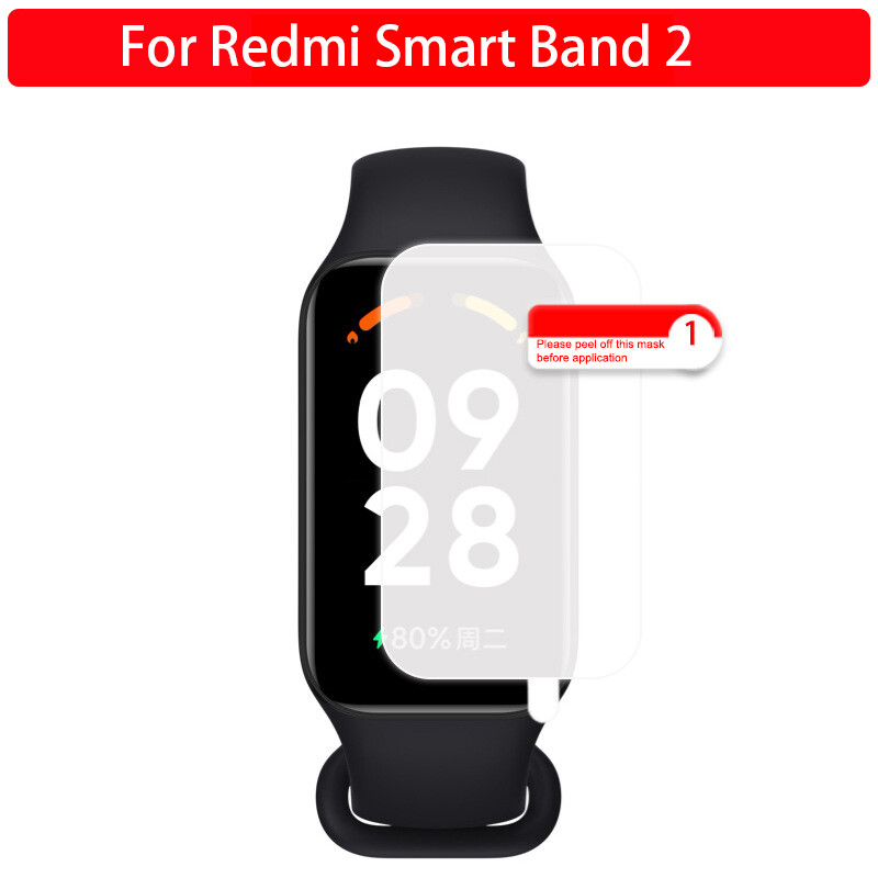 For Redmi Smart Band 2 clear pmma 3d full screen protector soft hydrogel film