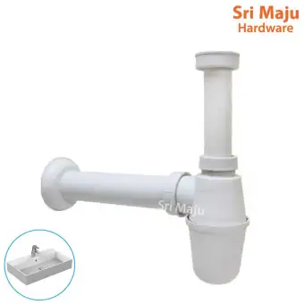 Maju Plastic Bottle L Trap For Plumbing Faucet Basin Washroom