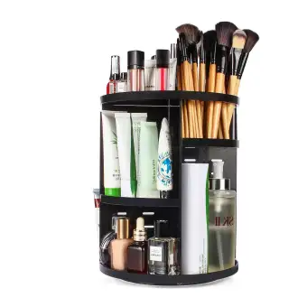 Adjustable Makeup Carousel Spinning Holder Storage Rack 360